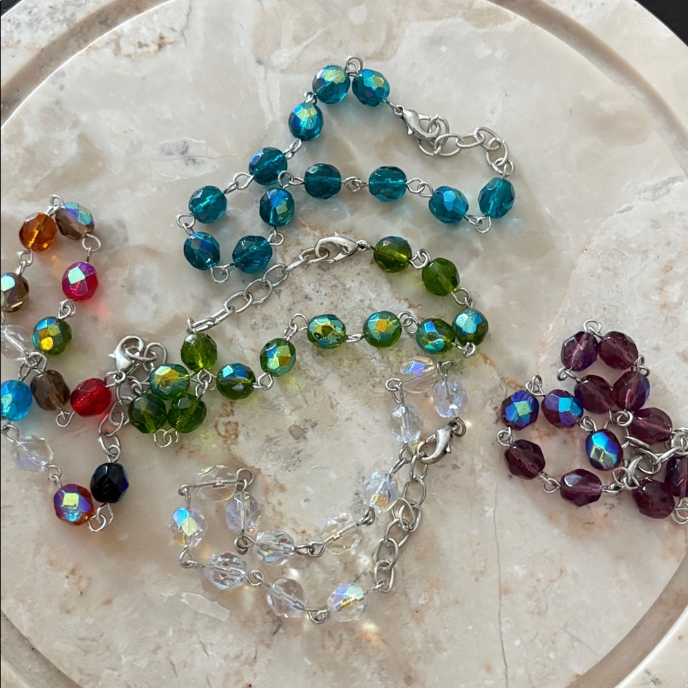 5 Beaded Bracelets